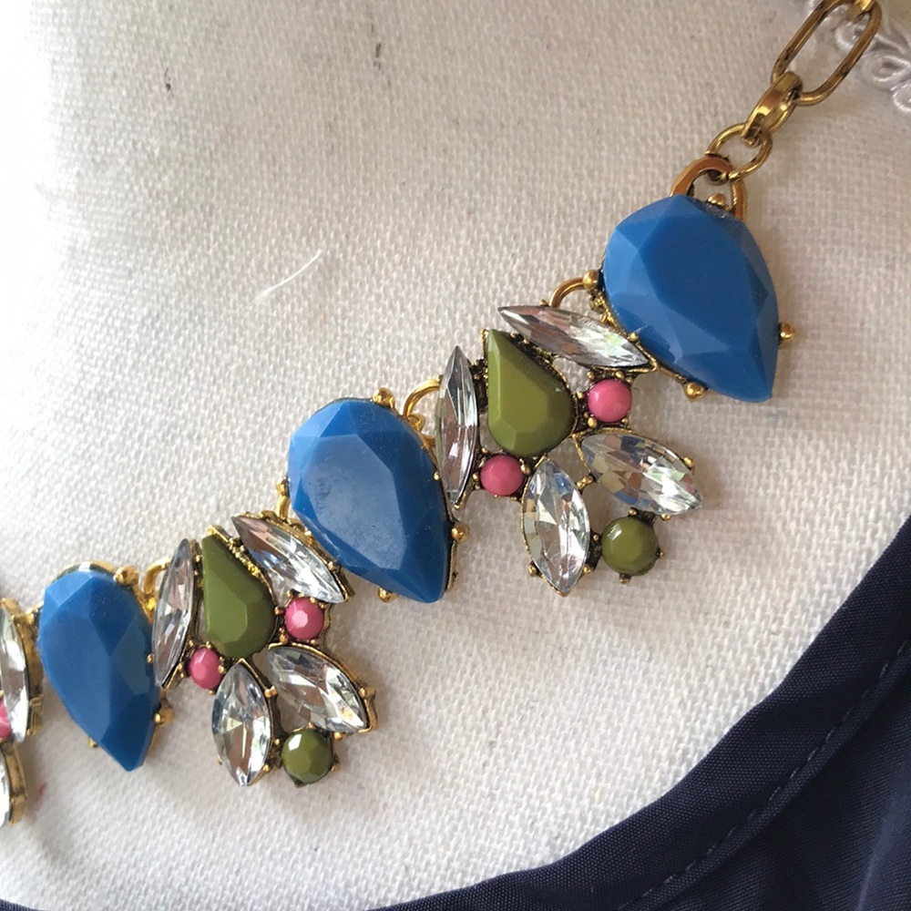 Jeweled Statement Necklace - Picture 2 of 3